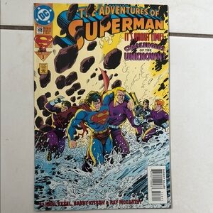 DC Comics The Adventures of Superman Comic - Blue, Red, Yellow
